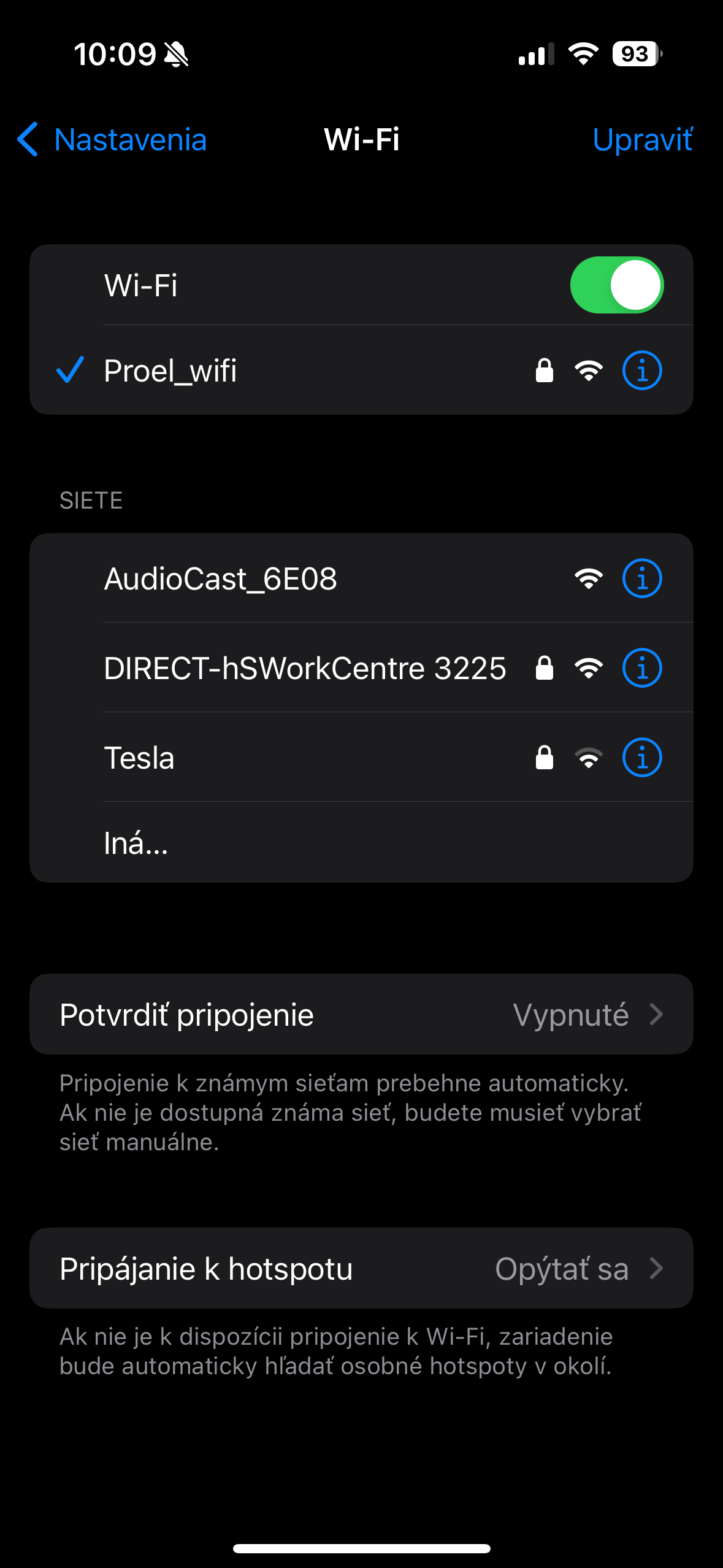 iEAST nájdenie WiFi