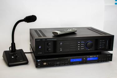 RU120H - ústredňa pre obecný alebo školský rozhlas