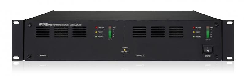 Biamp PA2240BP - zosilňovač 2x240W alebo 1x480W