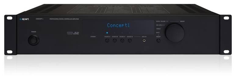 Concept1 - spoľahlivý zosilňovač pre 2 zóny alebo stereo