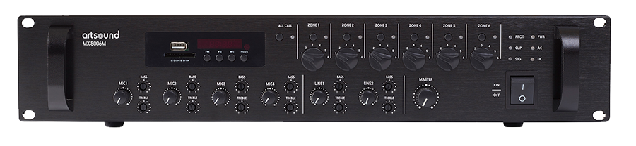 ArtSound MX-5006M - zosilňovač 500W (6 zón)