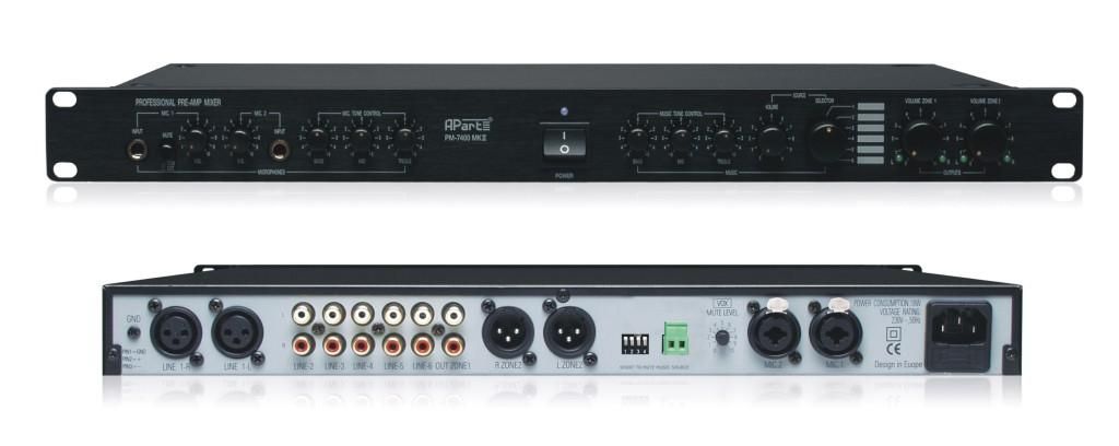 PM7400MKII - mixážny predzosilňovač